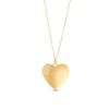 Thumbnail Image 1 of Polished Heart-Shaped Disc Pendant in 10K Gold