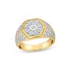 Thumbnail Image 1 of 1-3/4 CT. T.W. Certified Lab-Grown Diamond Signet Ring in 14K Gold (F/SI2)