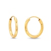 Thumbnail Image 1 of Endless 12.0mm Hoop Earrings in Hollow 14K Gold