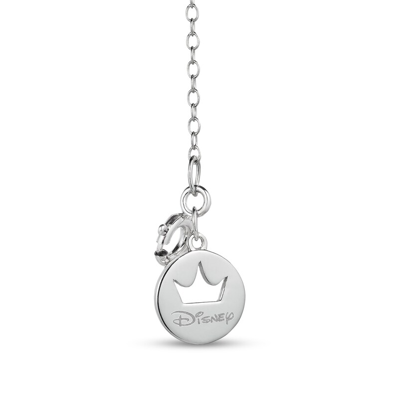 Enchanted Disney Ariel Cultured Freshwater Pearl Stud Earrings and Diamond Seashell Pendant in Sterling Silver