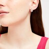 Thumbnail Image 1 of 1/4 CT. T.W. Multi-Diamond Multi-Row Starburst Frame Drop Earrings in Sterling Silver