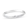 Thumbnail Image 1 of 2.0mm Engravable Low Dome Comfort-Fit Wedding Band in 10K White Gold (1 Line)