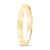 Thumbnail Image 2 of 3.0mm Engravable Low Dome Comfort-Fit Wedding Band in 10K Gold (1 Line)