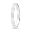 Thumbnail Image 2 of 3.0mm Engravable Low Dome Comfort-Fit Wedding Band in 10K White Gold (1 Line)