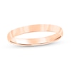 Thumbnail Image 1 of 3.0mm Engravable Low Dome Comfort-Fit Wedding Band in 10K Rose Gold (1 Line)