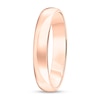 Thumbnail Image 2 of 4.0mm Engravable Low Dome Comfort-Fit Wedding Band in 14K Rose Gold (1 Line)