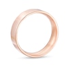 Thumbnail Image 3 of 6.0mm Engravable Flat Anniversary Band in 14K Rose Gold (1 Line)
