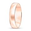 Thumbnail Image 2 of 5.0mm Engravable Low Dome Comfort-Fit Wedding Band in 14K Rose Gold (1 Line)