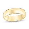Thumbnail Image 1 of 6.0mm Engravable Low Dome Comfort-Fit Wedding Band in 14K Gold (1 Line)
