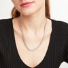 Thumbnail Image 2 of Men's 10 CT. T.W. Certified Lab-Grown Diamond Tennis Necklace in 14K White Gold (F/SI2) - 20"