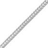 Thumbnail Image 1 of Men's 5 CT. T.W. Certified Lab-Grown Diamond Tennis Bracelet in 14K White Gold (F/SI2) - 8.5"