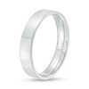 Thumbnail Image 3 of 4.0mm Engravable Flat Square-Edged Wedding Band in 14K White Gold (1 Line)