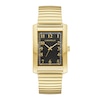 Thumbnail Image 0 of Men's Caravelle by Bulova Gold-Tone Expansion Watch with Rectangular Black Dial (Model: 44A122)