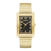 Thumbnail Image 1 of Men's Caravelle by Bulova Gold-Tone Expansion Watch with Rectangular Black Dial (Model: 44A122)