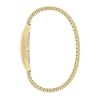 Thumbnail Image 2 of Men's Caravelle by Bulova Gold-Tone Expansion Watch with Rectangular Black Dial (Model: 44A122)
