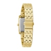 Thumbnail Image 3 of Ladies' Caravelle by Bulova Crystal Accent Gold-Tone Watch with Rectangular Champagne Dial (Model:45L192)