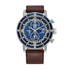 Thumbnail Image 1 of Men's Citizen Eco-Drive® Star Wars™ Luke Skywalker™ Brown Strap Chronograph Watch with Blue Dial (Model: CA0768-07W)