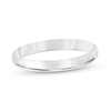 Thumbnail Image 1 of 3.0mm Engravable Low Dome Comfort Fit Wedding Band in 14K White Gold (1 Line)