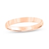 Thumbnail Image 1 of 3.0mm Engravable Low Dome Comfort Fit Wedding Band in 14K Rose Gold (1 Line)