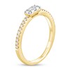 Thumbnail Image 2 of 1/4 CT. T.W. Rectangle Multi-Diamond Band in 14K Gold (H-I/I1-I2)