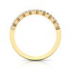 Thumbnail Image 2 of 1/2 CT. T.W. Diamond Checkered Double Row Band in 10K Gold