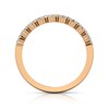 Thumbnail Image 2 of 1/2 CT. T.W. Diamond Checkered Double Row Band in 10K Rose Gold