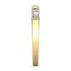 Thumbnail Image 2 of 3/8 CT. T.W. Diamond Alternating Duos Band in 10K Gold