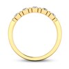 Thumbnail Image 3 of 3/8 CT. T.W. Diamond Alternating Duos Band in 10K Gold