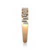 Thumbnail Image 3 of 1/5 CT. T.W. Diamond Zig-Zag Duos Band in 10K Rose Gold
