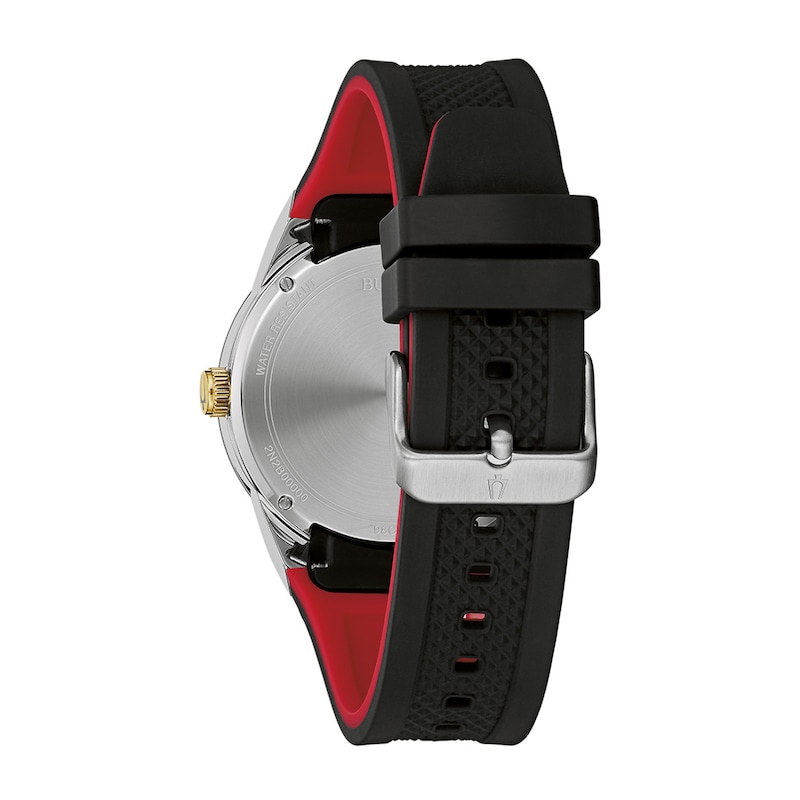 Main Image 3 of Men's Bulova Millennia Black IP and Gold-Tone Strap Watch with Black Dial (Model: 98C146)