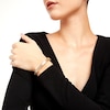 Thumbnail Image 2 of Oro Diamante™ Diamond-Cut Lattice Bangle in 14K Two-Tone Gold