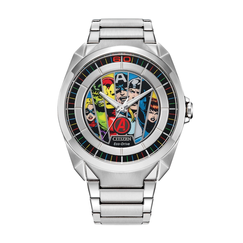 Main Image 1 of Men's Citizen Eco-Drive® Comic Book Avengers Beyond Earth’s Mightiest 60th Anniversary Watch (Model: AW2080-64W)