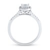 Thumbnail Image 2 of 3/4 CT. T.W. Cushion-Cut Diamond Frame Engagement Ring in 14K White Gold (I/SI2)