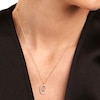 Thumbnail Image 3 of PDPAOLA™ at Zales 1/3 CT. T.W. Lab-Grown Diamond "H" Initial Pendant in 18K Gold - 19.5"