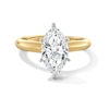 Thumbnail Image 1 of 2 CT. T.W. Marquise-Cut Certified Lab-Grown Diamond Solitaire Engagement Ring in 14K Yellow Gold (F/VS2)