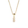 Thumbnail Image 3 of PDPAOLA™ at Zales Cubic Zirconia Number "8" Bead Charm in Sterling Silver with 18K Gold Plate