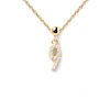 Thumbnail Image 2 of PDPAOLA™ at Zales Cubic Zirconia Number "9" Bead Charm in Sterling Silver with 18K Gold Plate
