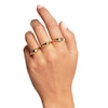 Thumbnail Image 3 of PDPAOLA™ at Zales Cubic Zirconia Stack Ring Set in Sterling Silver with 18K Gold Plate