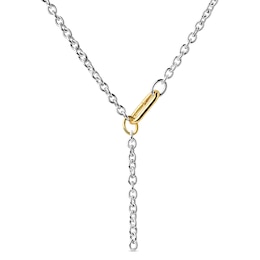 PDPAOLA™ at Zales Interlocking Paperclip Cable Chain Y-Necklace in Brass and 18K Gold Plate - 18.9"