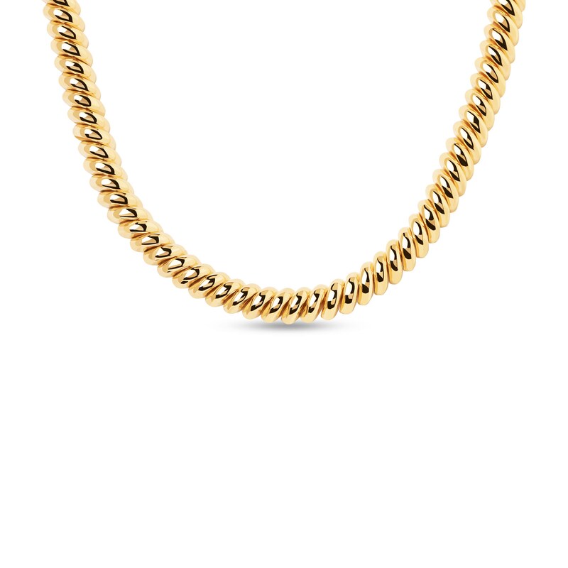 Main Image 1 of PDPAOLA™ at Zales 8.0mm San Marco Chain Link Necklace in 18K Gold Plated Brass - 16"