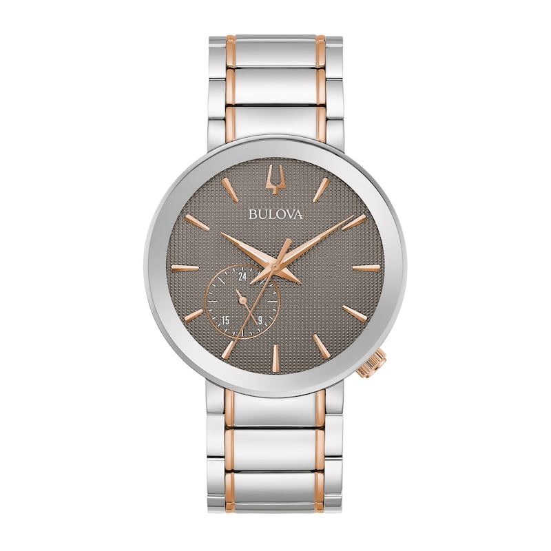 Men's Bulova Special Edition Latin GRAMMY® Two-Tone Watch with Textured Dial (Model: 98A309)