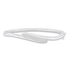 Thumbnail Image 1 of 1/4 CT. T.W. Journey Diamond Bypass Bangle in Sterling Silver
