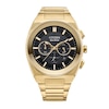 Thumbnail Image 1 of Men's Citizen Eco-Drive® Axiom Chronograph Gold-Tone Watch with Black Dial (Model: CA4582-54E)