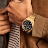 Thumbnail Image 4 of Men's Citizen Eco-Drive® Axiom Chronograph Gold-Tone Watch with Black Dial (Model: CA4582-54E)