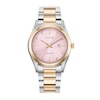 Thumbnail Image 1 of Ladies' Citizen Eco-Drive® Diamond Accent Rose Two-Tone Watch with Pink Dial (Model: EW2706-58X)