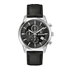 Thumbnail Image 1 of Men's Bulova Classic Sutton Black Strap Chronograph Watch with Black Dial (Model: 96B403)