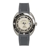Thumbnail Image 0 of Men's Bulova Oceanographer Grey IP Black Strap Automatic Watch with Luminescent White Dial (Model: 98B407)