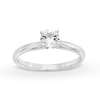 Thumbnail Image 0 of 1/2 CT. Diamond Solitaire Engagement Ring in 10K White Gold (I/I3)