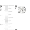 Thumbnail Image 3 of 1/3 CT. T.W. Certified Lab-Grown Diamond Solitaire Stud Earrings in 10K White Gold (I/SI2)