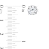 Thumbnail Image 3 of 2-1/2 CT. T.W. Certified Lab-Grown Diamond Solitaire Stud Earrings in 14K White Gold (I/SI2)